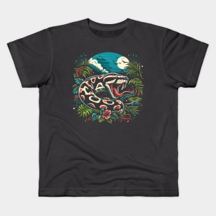 phyton on forest illustration Kids T-Shirt